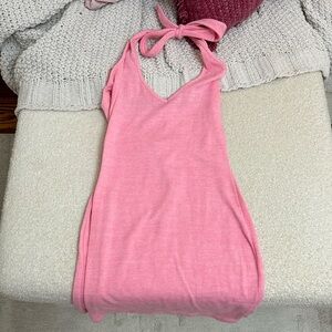 Shein pink mini dress